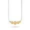 Amber | .925 Sterling Silver | Firefly Glass Infinity Clasp Necklace